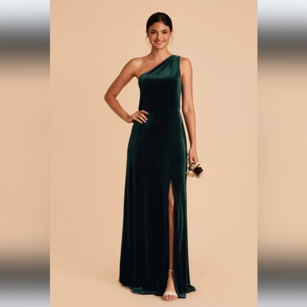 Birdy Grey Kira Velvet Emerald Green Dress